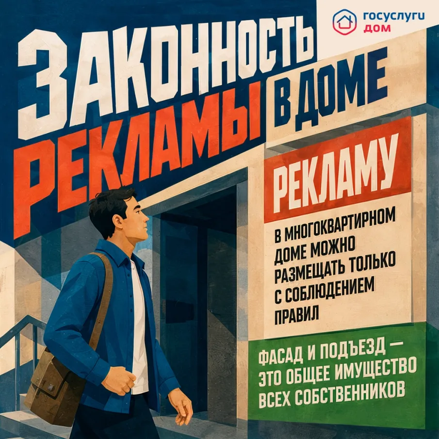 Законность рекламы в доме