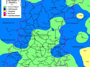 Пожароопасность на 14 июля 2026 года