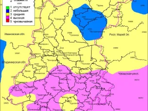 Пожароопасность на 11 мая 2026 года