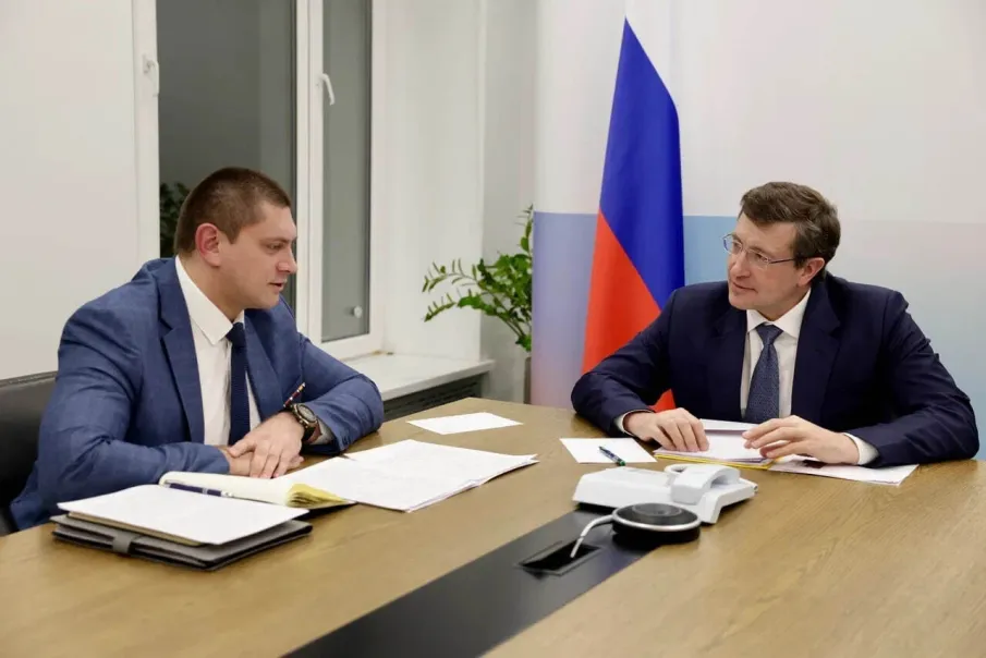 Глеб Никитин обсудил с Дмитрием Грачевым предварительные итоги стажировки по программе «Время героев»