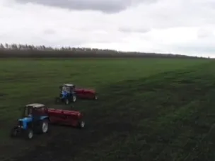 ООО «Левашовское» продолжает подкормку озимых культур