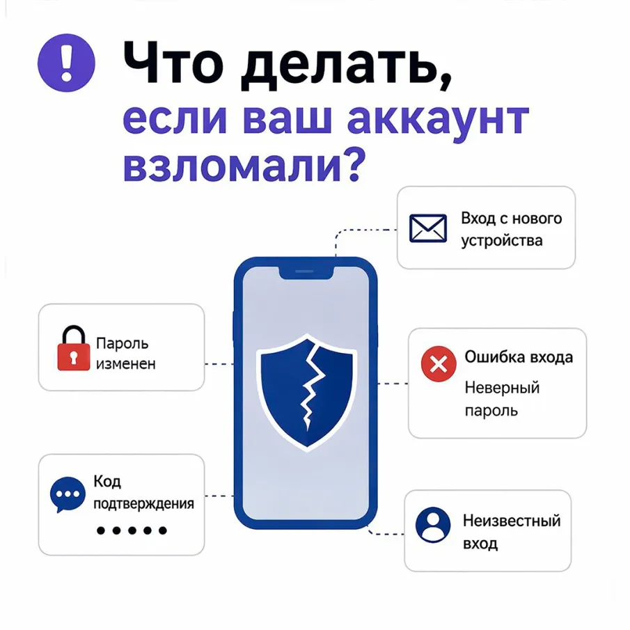 Что делать, если ваш аккаунт взломали?