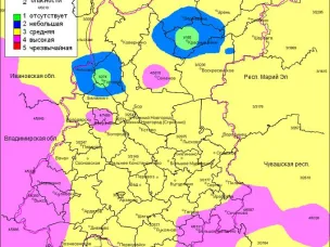 Пожароопасность на 15 июня 2022 года