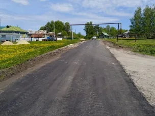 ООО "Кварцит-нн" завершило ремонт дороги по ул. Кооперативная - ул. Садовая с. Алферьево