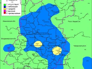 Пожароопасность на 18 мая 2022 года