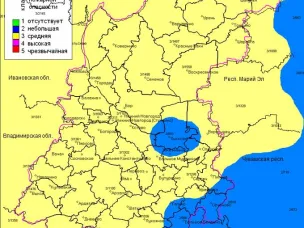 Пожароопасность на 20 июля 2026 года