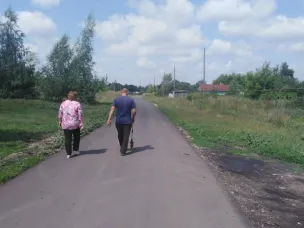 Строительство дороги в с. Рогожка