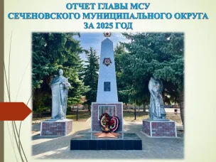 Из отчета главы МСУ Сеченовского муниципального округа Е. Г. Наборнова